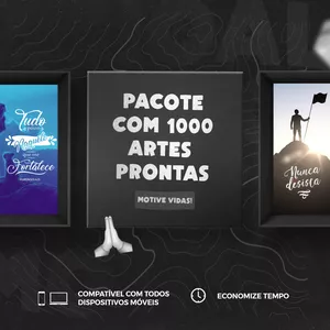 Imagem do curso PACOTE COM 1000  ARTES PRONTAS (MOTIVE VIDAS )