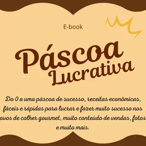 Imagem do curso E-book Páscoa lucrativa e planilha de precificação.