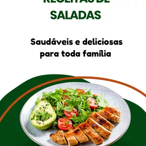 Imagem de capa para o Ebook Receitas de saladas
