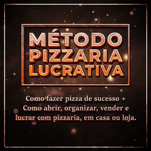Imagem do curso Método Pizzaria Lucrativa : Da abertura ao crescimento, com gestão profissional passo a passo
