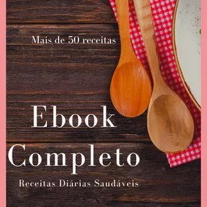 Imagem de capa para o Ebook EBOOK COMPLETO-Receitas Diárias Saudáveis