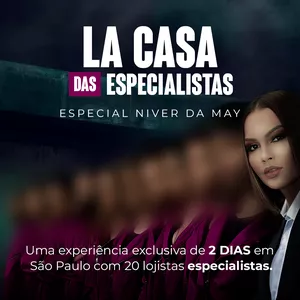 Imagem de capa para o Evento online La Casa das Especialistas - Especial Niver da May