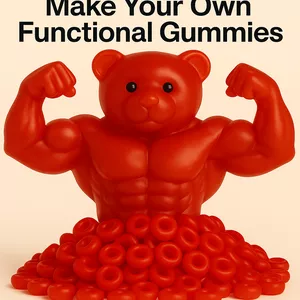Imagen de portada para Ebook GOMIPOWER: Make Functional Gummies at Home — BCAA, Creatine &amp; More. Discover Step by Step the Sweetest Side of Fitness.