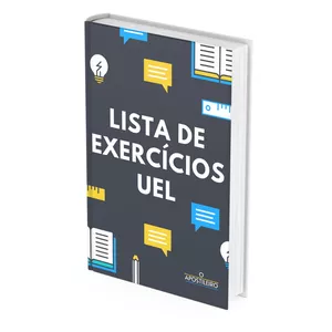 Imagem principal do produto  LISTA DE EXERCÍCIOS - UEL