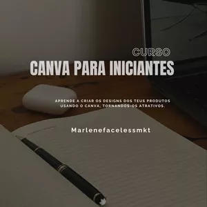 Imagem de capa para o Ebook Curso de Canva para Iniciantes
