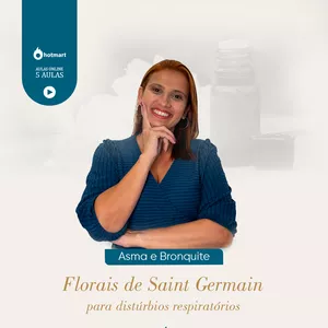 Imagem de capa para o Curso online USO DE FLORAIS DE SAINT GERMAIN PARA DISTÚRBIOS RESPIRATÓRIOS: ASMA E BRONQUITE