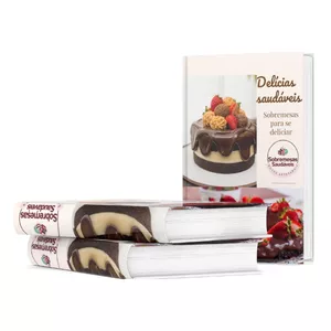 Imagem de capa para o Ebook Delicias Saudáveis