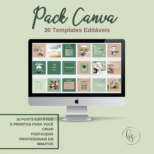 Imagem de capa para o Curso online Pack Canva de Templates Editáveis 2