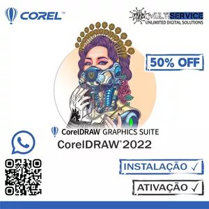 Imagem de capa para o Curso online CorelDRAW Graphics Suite 2022
