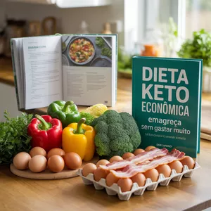 Imagem de capa para o Ebook Dieta Keto Econômica: Emagreça Sem Gastar Muito 