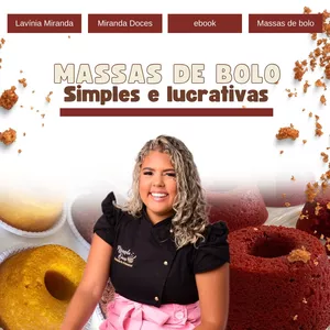 Imagem de capa para o Curso online Massas de bolo simples e lucrativas