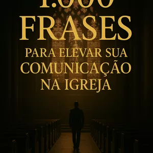 Imagem de capa para o Ebook (Completo) 1000 Frases para Elevar sua Comunicação na Igreja