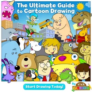 Cover image for Ebook 🎨 Learn to Draw Cartoons: The Complete Beginner’s Guide to Cartooning and Creative Illustration