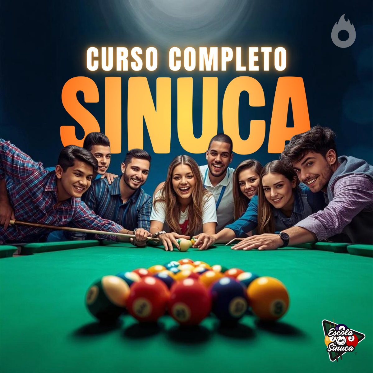 Imagem do curso CURSO COMPLETO DE SINUCA - VITALÍCIO