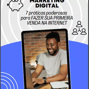 Imagem de capa para o Ebook E-BOOK 7 MANEIRAS DE GANHAR DINHEIRO COM MARKETING DIGITAL