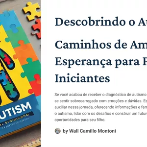 Imagem de capa para o Ebook Descobrindo o Autismo: Caminhos de Amor e Esperança para Pais Iniciantes