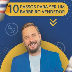 Imagem de capa para o Ebook 10 Passos para ser um Barbeiro Vendedor