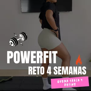 Imagen de portada para Curso online Reto PowerFit 4 semanas