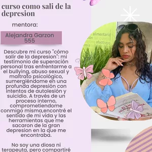 Imagen de portada para Curso online COMO  YO SALÍ DE LA DEPRESIÓN 