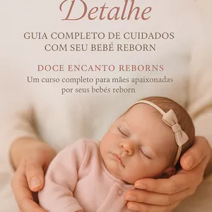Imagem de capa para o Ebook Guia Completo de Cuidados com Bebês Reborn