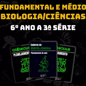 Imagem de capa para o Curso online [BIO/CIÊNCIAS] - PACOTE MAPAS MENTAIS + RESUMOS