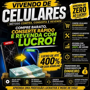 Imagem do curso Vivendo de Celulares: Método Compra, Conserta e Revende