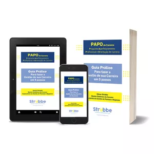 Imagem de capa para o Ebook Guia Prático: Sua Gestão de Carreira em 5  Passos