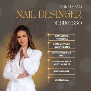 Imagem de capa para o Curso online Curso Nail Designer de  Sucesso - Nega Colorida