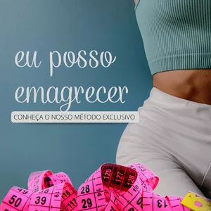 Imagem de capa para o Ebook eu posso emagrecer