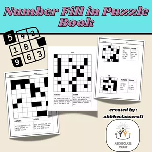 Cover image for Online course Number Place Puzzle Book – Challenging Grids with Solutions , games puzzles