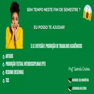 Imagem de capa para o Serviço online Revisão, Elaboração e Formatação de Trabalhos Acadêmico