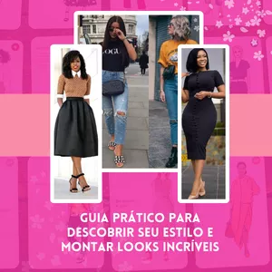 Imagem de capa para o Ebook Guia Prático para Descobrir Seu Estilo e Montar Looks Incríveis
