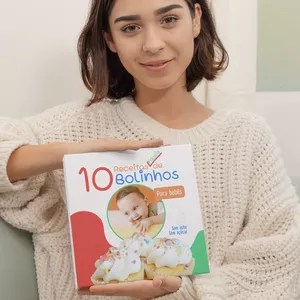 Imagem de capa para o Ebook 10 Receitas Fáceis de Bolinhos para Bebês