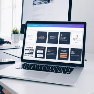 Imagem de capa para o Curso online 45 Posts Editáveis no Canva