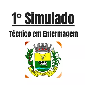 Imagem de capa para o Ebook 1° Simulado Técnico em Enfermagem