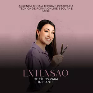 Imagem do curso Curso Extensão de Cílios para Iniciantes - Descomplicando a Técnica