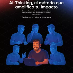 Imagen de portada para Curso online Workshop Introductorio al AI-Thinking
