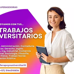 Imagen de portada para Curso online Se hacen trabajos universitarios en Bogota 