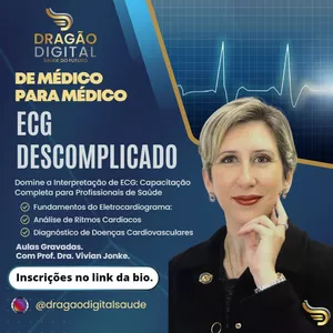 Imagem de capa para o Curso online ECG Descomplicado - Interprete a Normalidade do ECG (Aulas 01 e 02)