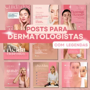 Imagem do curso Pack Canva Dermatologistas
