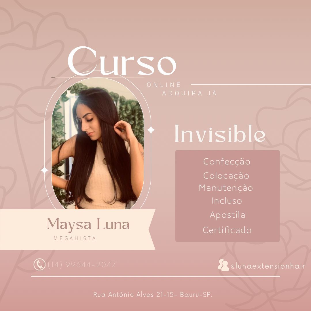 Imagem do curso Curso Mega Hair Invisble