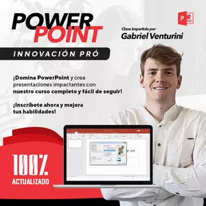 Imagen de portada para Curso online PowerPoint Innovación PRÓ
