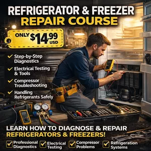 Cover image for Ebook Complete Refrigerator and Freezer Repair Course