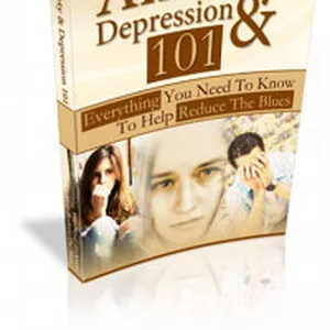 Imagem de capa para o Ebook Ansiedade e Depressão 101