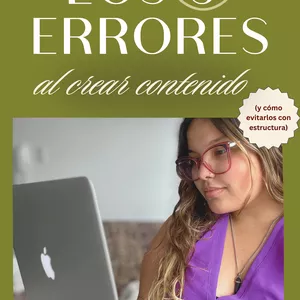 Imagen de portada para Ebook Los 5 errores a la hora de crear contenido. (y como evitarlo)