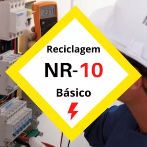 Imagem de capa para o Curso online CURSO DE RECICLAGEM NR10 (BÁSICO)