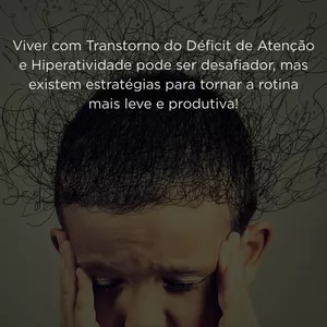 Imagem de capa para o Ebook Aprofundando conhecimentos e melhoria sobre TDAH