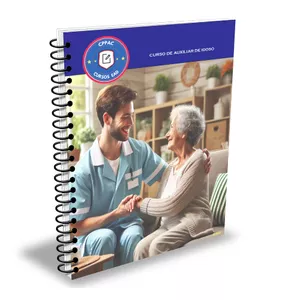 Imagem de capa para o Ebook Curso de Auxiliar de Idoso.