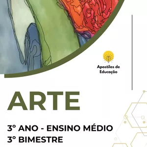 Imagem de capa para o Ebook Arte 3º Ano 3º Bimestre (Ensino Médio) - Apostila com Planos de Aula