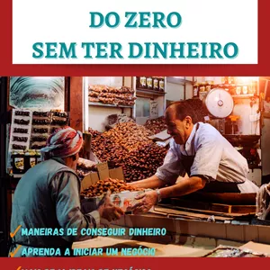 Imagem de capa para o Ebook COMECE SEU NEGÓCIO DO ZERO, SEM TER DINHEIRO